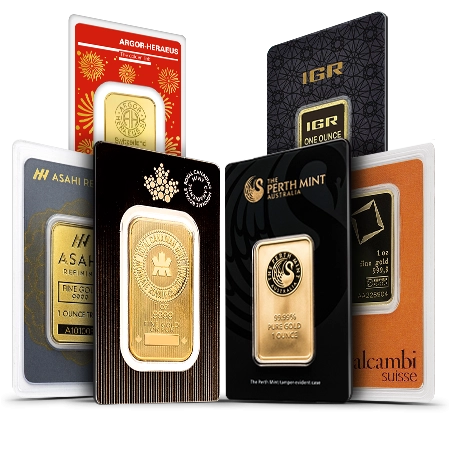 1-Oz Gold Bars