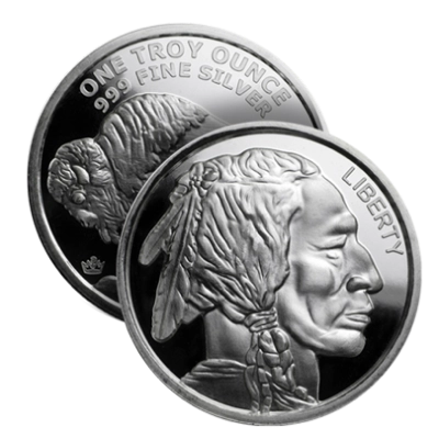 1-Oz Silver Rounds