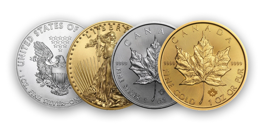 Photo of gold and silver coins