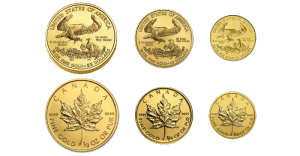 how to buy fractional gold eagle and gold maple coins