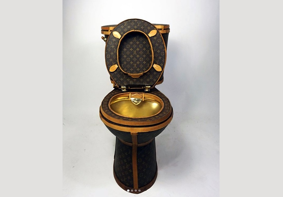 Louis Vuitton Gold Toilet Selling For $100,000 