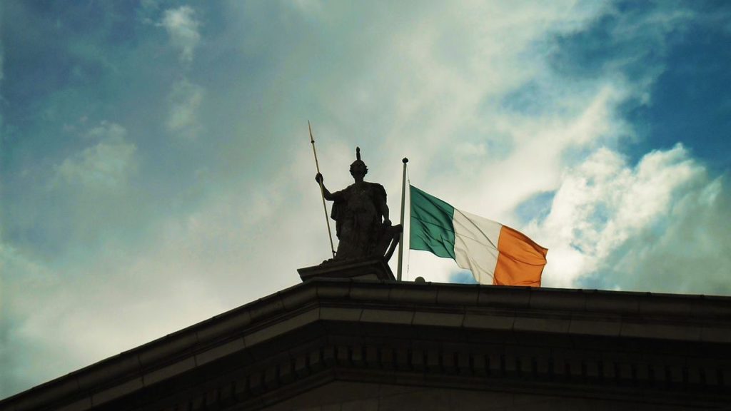 1280px Ireland flag in Dublin